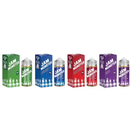 Jam Monster Original 4 Bottle Bundle - 400mL (4x100mL); Vape Product, Vape Product; Monster Vape Labs