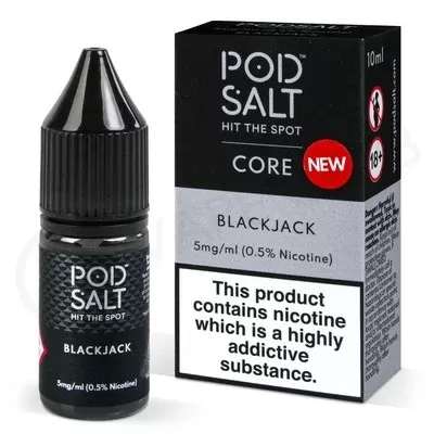 Blackjack Nic Salt E-Liquid by Pod Salt
