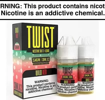 WILD RED BY TWIST SALT 60ML - Vapejuice