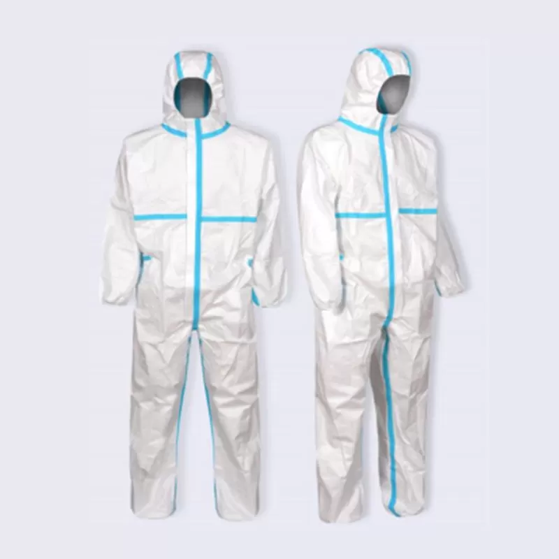 Composite Non-woven One-piece Isolation Clothing Protective Clothing - L