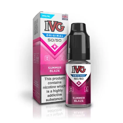 IVG Original 50/50 10ml E-Liquid Summer Blaze - Nicotine strength#3mg>6mg>12mg (B3EEBA) (B3EEBA)
