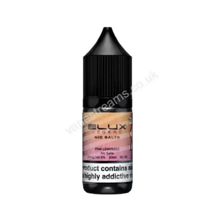 Elux Legend Pink Lemonade Nic Salt E-Liquid - Vapestreams Co