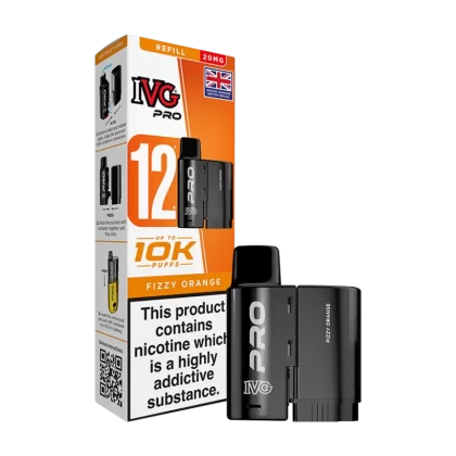 Fizzy Orange IVG Pro 12 Refill Pack - 20mg