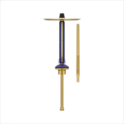 Shisha Alpha Hookah Echo Gold Sapphire Blue - Gwint+Uszczelka; Dyfuzor, Talerzyk