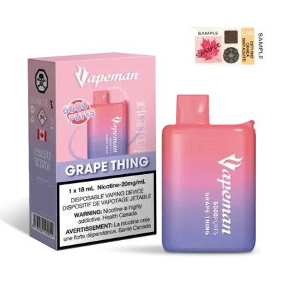 VAPEMAN 6000 – GRAPE THING