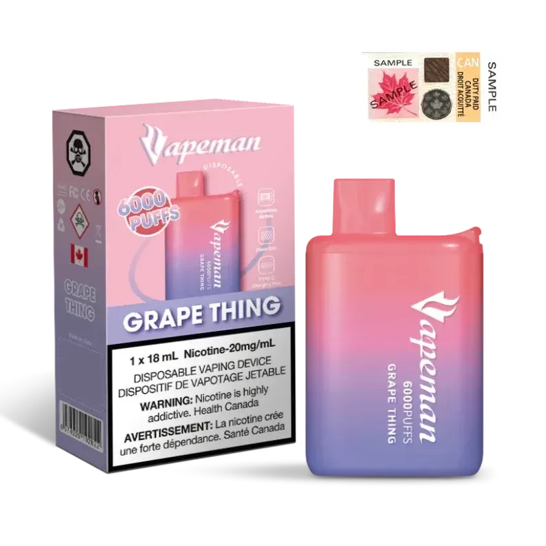 VAPEMAN 6000 – GRAPE THING