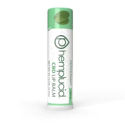 Hemplucid Full-Spectrum CBD Peppermint Lip Balm 50mg