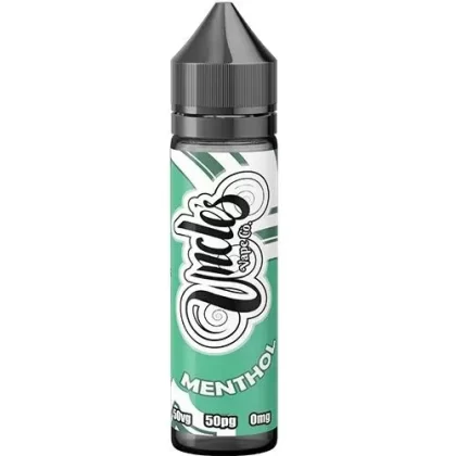 MENTHOL E LIQUID BY UNCLES VAPE CO 50ML 50VG