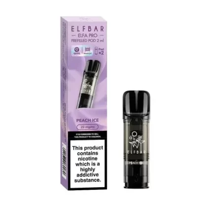 Elf Bar ELFA Pro Peach Ice Prefilled Pods - Eliquidsupply