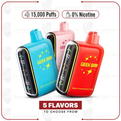 Geek Bar Pulse Zero – 15000 Puffs 0% Nic Disposable Vape - Thevapersworld