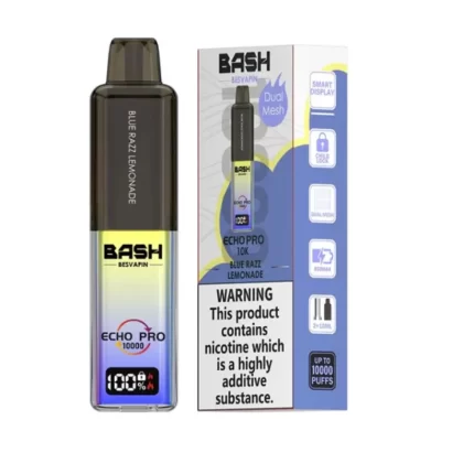 Bash Vape Echo Pro 10K Blue Razz Lemonade Prefilled Pod Kits