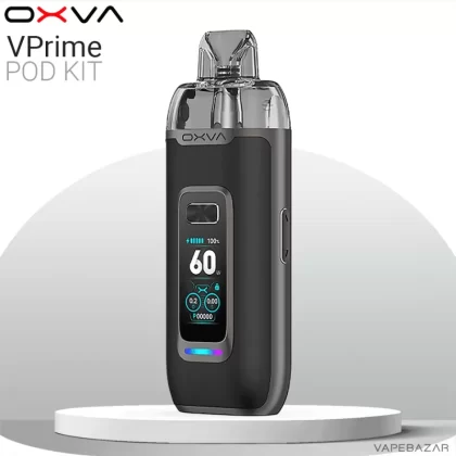OXVA VPrime Pod Kit – Black Leather - Pod Kit / OXVA / 2600 mAh / max. 60 Watt / 5ml / USB-C