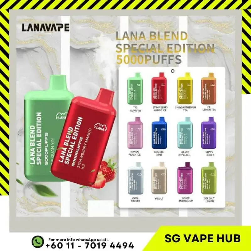 LANA BAR 5000 Puffs - LANA BLEND 5K Chrysanthemum Tea - Image 2
