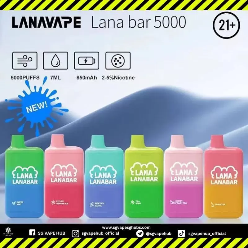 LANA BAR 5000 Puffs - LANA BLEND 5K Chrysanthemum Tea - Image 3