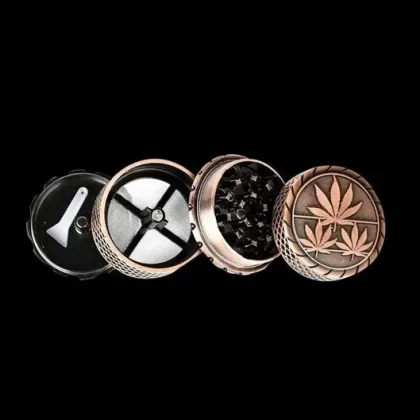 4-Piece Metal Grinder – 6 Pack - Vape Store
