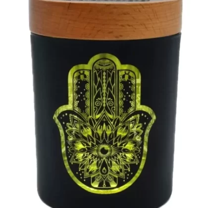 V Syndicate “Hamsa Yellow” SmartStash Jar