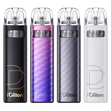 Uwell Dillon EM 25W Pod System Kit - Color#Luxury Black Gold>Silver Quartz Fiber>Purple Aura Quartz>Off White Micro Arc