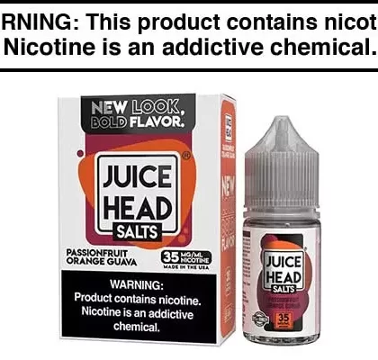 PASSIONFRUIT ORANGE GUAVA BY JUICE HEAD SALTS 30ML - Vapejuice