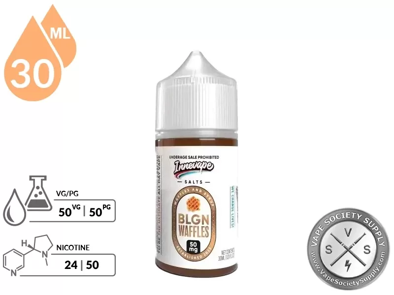 BLGN Waffles Innevape Salts 30ml - Vape Product, Vape Product - Image 2