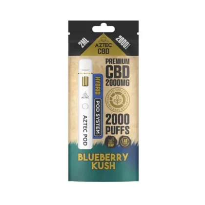 Aztec CBD 2000mg Starter Prefilled Pod Kit - White Widow