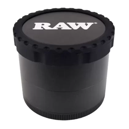 RAW Life 4 Piece Grinder V3 - Black, Red