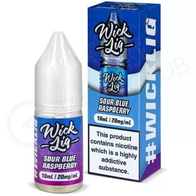 Sour Blue Raspberry Nic Salt E-Liquid by Wick Liq Bar Juice