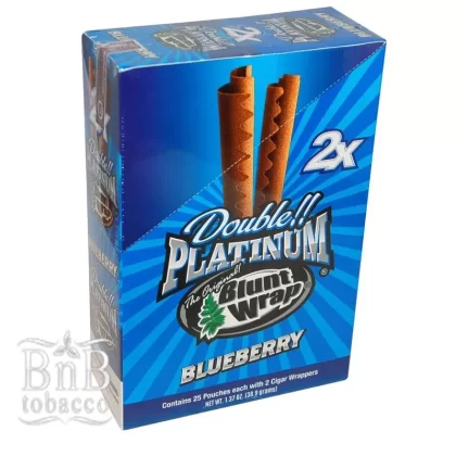 Blunt Wrap Blueberry Double Platinum Wraps