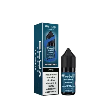 Elux Legend Blueberry Nic Salt vape Juice - 20mg