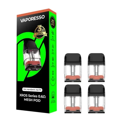 Vaporesso XROS Corex 3.0 Pods 4pk 0.6 Top Fill 3ml