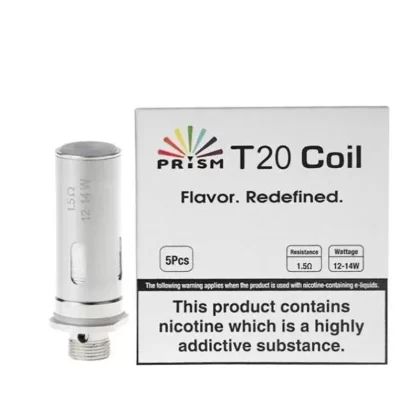 INNOKIN PRISM T20 REPLACEMENT VAPE COILS - Option#1.5 Ohm - Five Pack