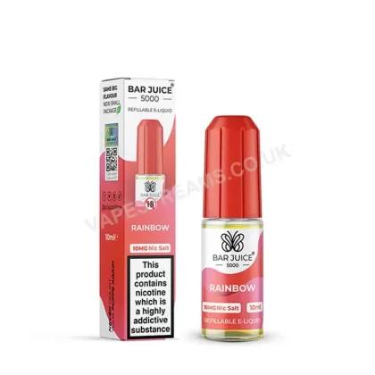 Bar Juice 5000 Rainbow Nic Salt E-Liquid - Vapestreams Co
