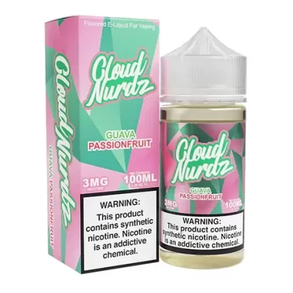 Cloud Nurdz Guava Passionfruit Vape e-Liquid 100mL - Vape Product, Vape Product (403203)