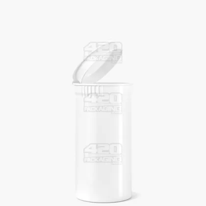 Child Resistant | Opaque White Pop Top Bottles | 13dr – 2g – 315 Count