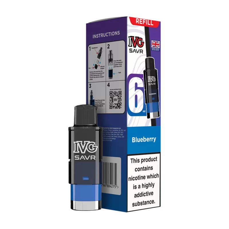 Blueberry IVG SAVR Refill Pack - Ecigwizard