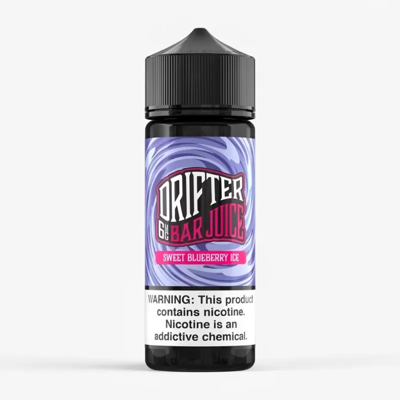 Drifter Sweet Blueberry ICE – Icy Menthol Vape Juice 120mL - Uwinvapeaustralia - Image 2
