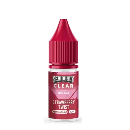 Seriously Clear Strawberry Twist Nic Salt - 10 Pack - 20mg