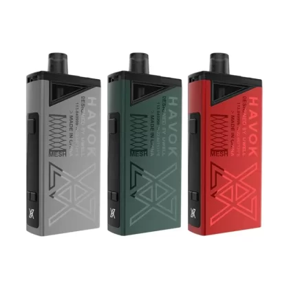 Uwell Havok Pod Kit - Colour#Black>Blue>Green>Red>Silver