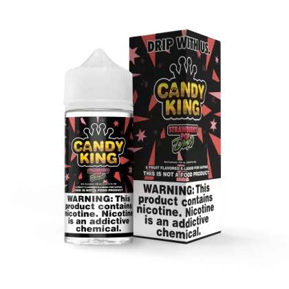 CANDY KING - Strawberry Pop Drops - 100ML E-Liquid - 3MG