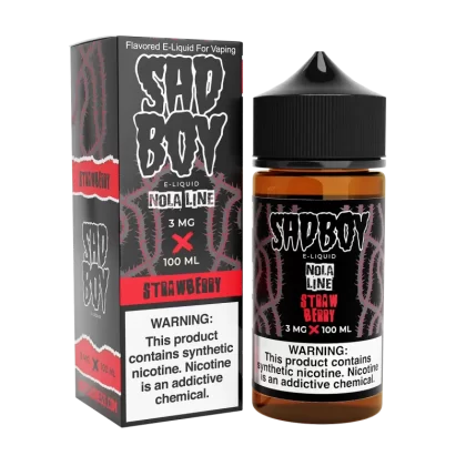 SADBOY E-Liquid - Strawberry 100ML - Nola Line Series - 3MG
