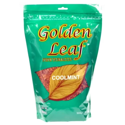 Golden Leaf Cool Mint Pipe Tobacco Bag