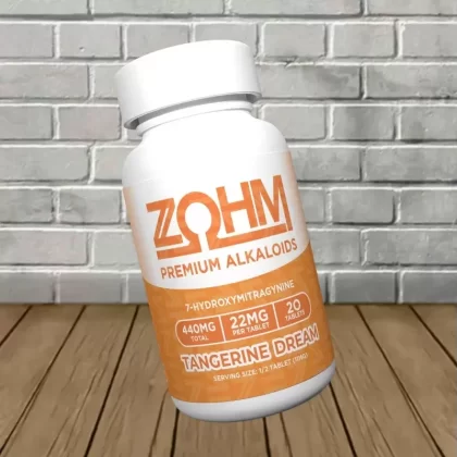 Zohm Premium Alkaloid 7-Hydroxymitragynine Extract Tablets 20ct - quantity#Zohm 7OH 22mg Tangerine BULK CASE DEAL 6 x 20ct = 120 TABLETS NO DISCOUNTS ALLOWED>Zohm 7OH 22mg Tangerine Single 2 (790007)