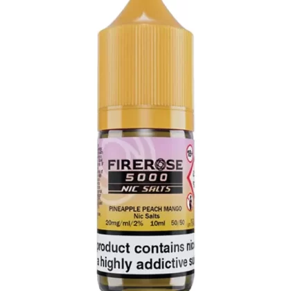 Pineapple Peach Mango Elux Firerose 5000 Nic Salt E-Liquid - 10mg