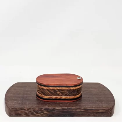Vapman Case in Redheart/Acrylic/Maple Burl/Bocote (imperfect) by PhattPiggie