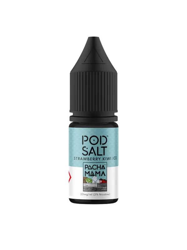 Pod Salt Pacha Mama Strawberry Kiwi Ice Nic Salt E-Liquid - 20mg - Image 2