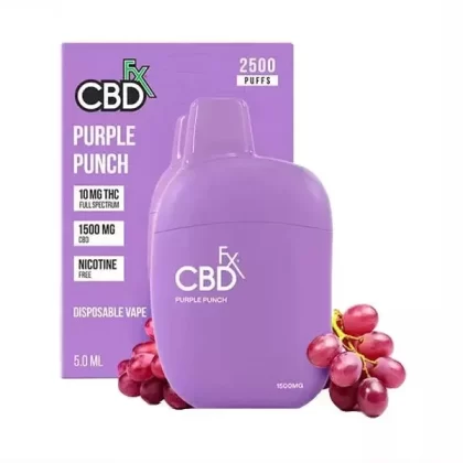 CBDfx 2500 Puffs Disposable 10mg THC+1500mg CBD