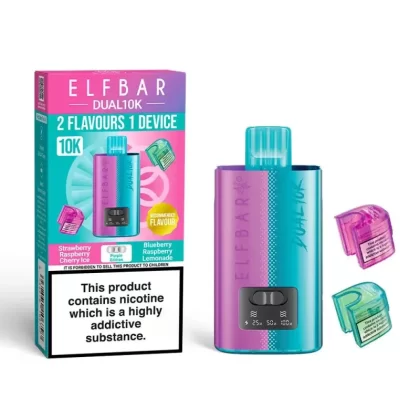 Elf Bar Dual 10K Puffs Prefilled Pod Kit 2 in 1 Vape - Only in £8.99 - Exotic Edition