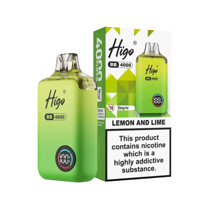 Higo BB 4000 Vape Kit - Menthol - Vapeshop Co - Image 2