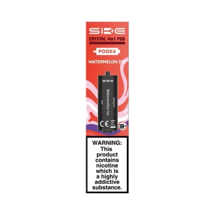 SKE Crystal 4in1 Watermelon Ice Pods (4 Pack) - Nicotine Strength#20mg