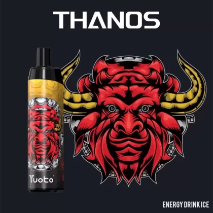 YUOTO THANOS 5000 PUFFS 100% Original - Grape Ice, Strawberry Peach Ice