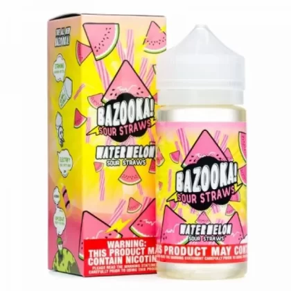 Bazooka Sour Straws By KILO – Watermelon 100ml (3 , 6 mg) - Vapebazaar Pk